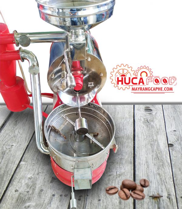 Máy rang cà phê 3kg/mẻ hot air bền, đẹp, giá tốt - Huca Food