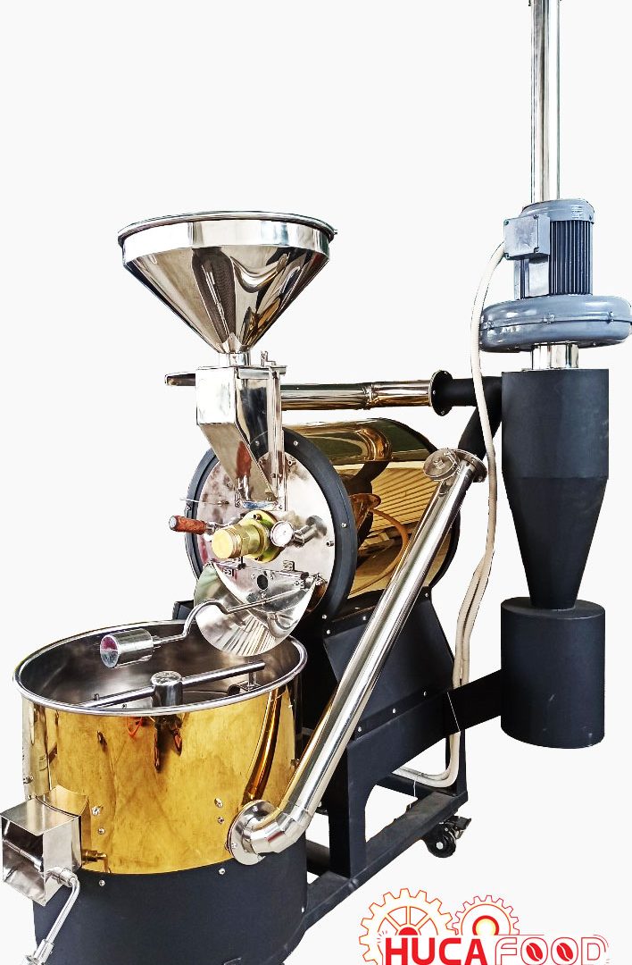 vận hành máy rang cà phê